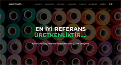 Desktop Screenshot of akertekstil.com